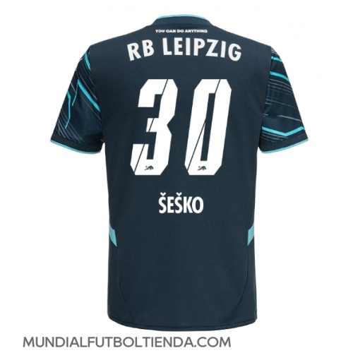Camiseta RB Leipzig Benjamin Sesko #30 Tercera Equipación Replica 2024-25 mangas cortas